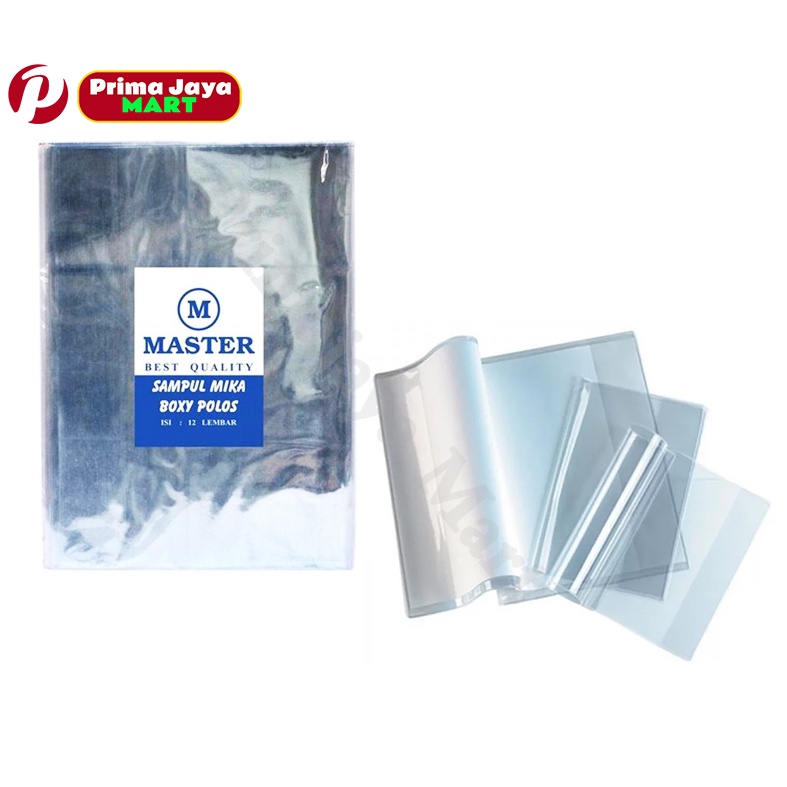

Sampul Plastik Mika Buku Ukuran Boxy Panjang ( Set=10 pcs )