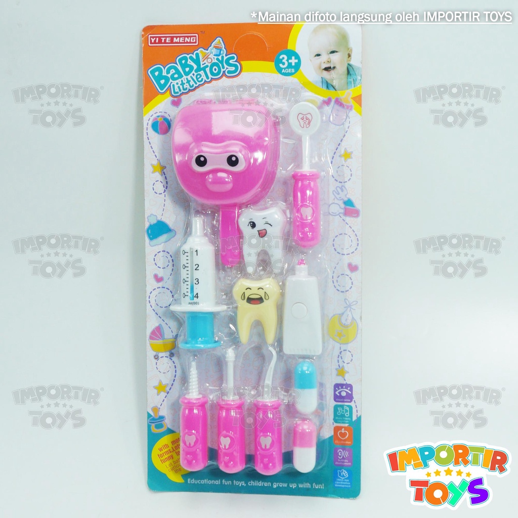 Mainan Edukasi Bayi SET DOKTER GIGI Baby Little Toys Hight Quality