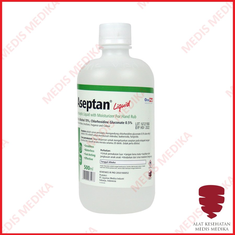 Aseptan Liquid Refil 500 ml Cairan Pembersih Anti Bakteri Onemed