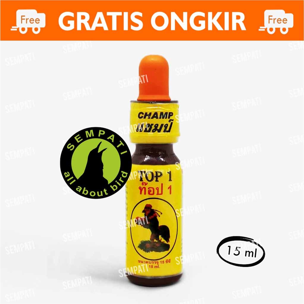 Top 1 one obat ayam ngorok import Obat Snot CRD Ayam Top 1 15 Ml Champ Thailand Obat Ayam Pilek Infeksi Pernafasan Top One Champ Obat Ayam Mata Bengkak Berair Diare Berak Hijau