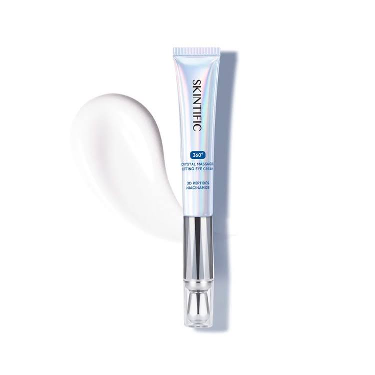 Skintific~Crystal Massager Lifting Eye Cream 360(hilangkan mata panda)