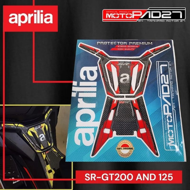 Stiker Tankpad Aprilia SR GT200 Deckpad Resin Aprilia SR GT200