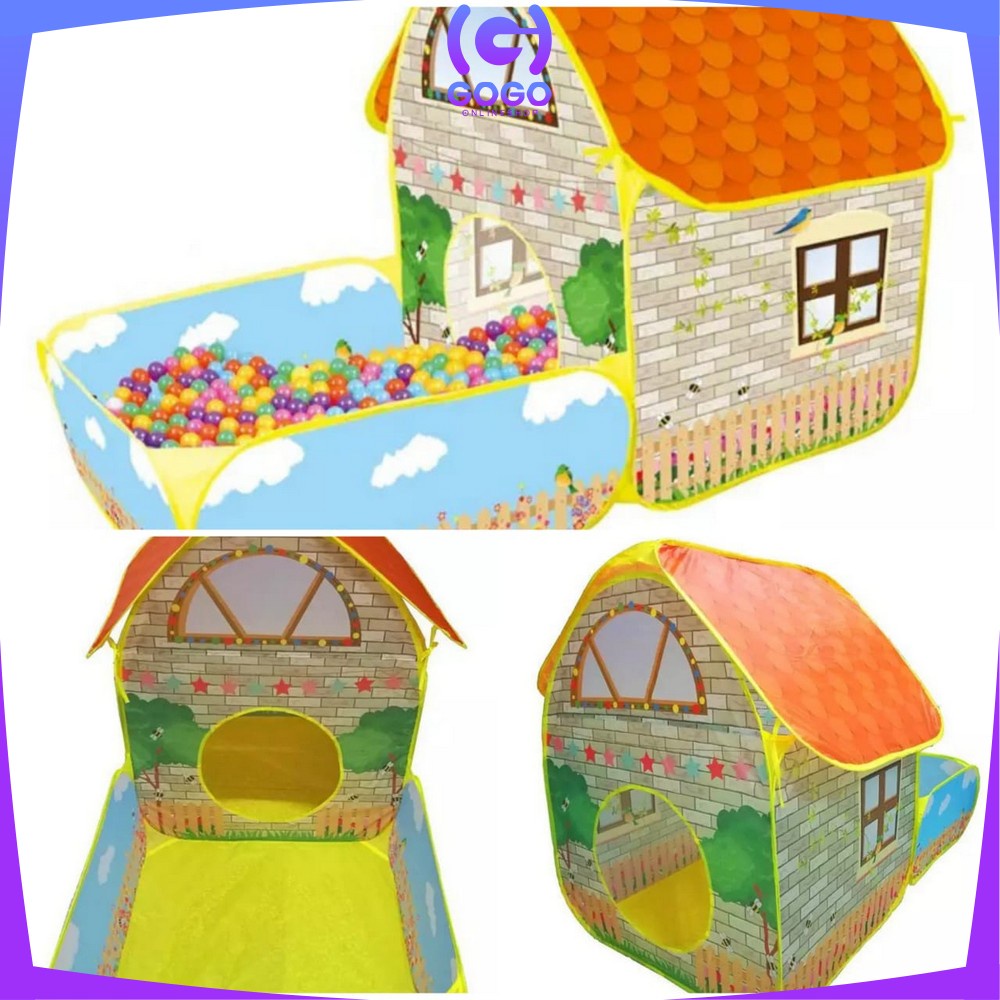 GOGO-M12 M113-114 Mainan Tenda Rumah Rumahan Anak Playground Playhouse Camping Anak / Tenda Mobil