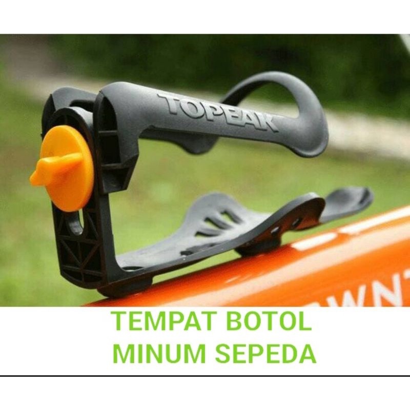 Holder Tempat Botol Minuman Sepeda MTB - Hitam