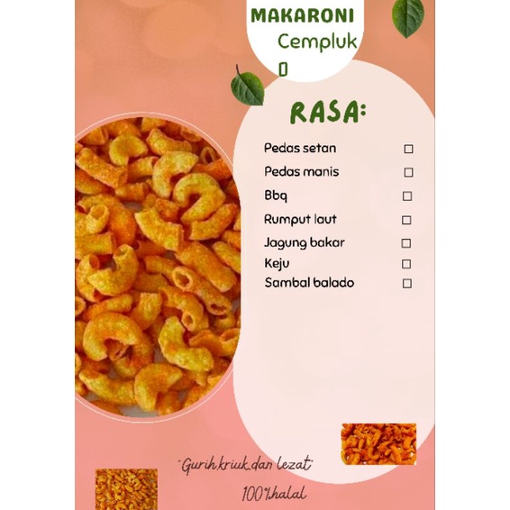 

makaroni || makaroni rasa murah