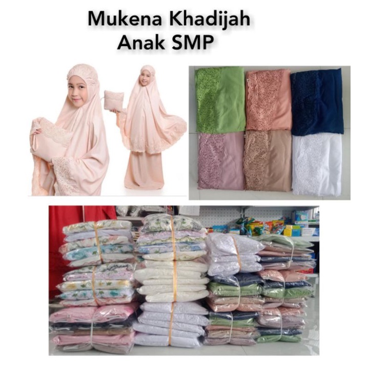 mukena khadijah anak SMP murah jogja grosir ecer
