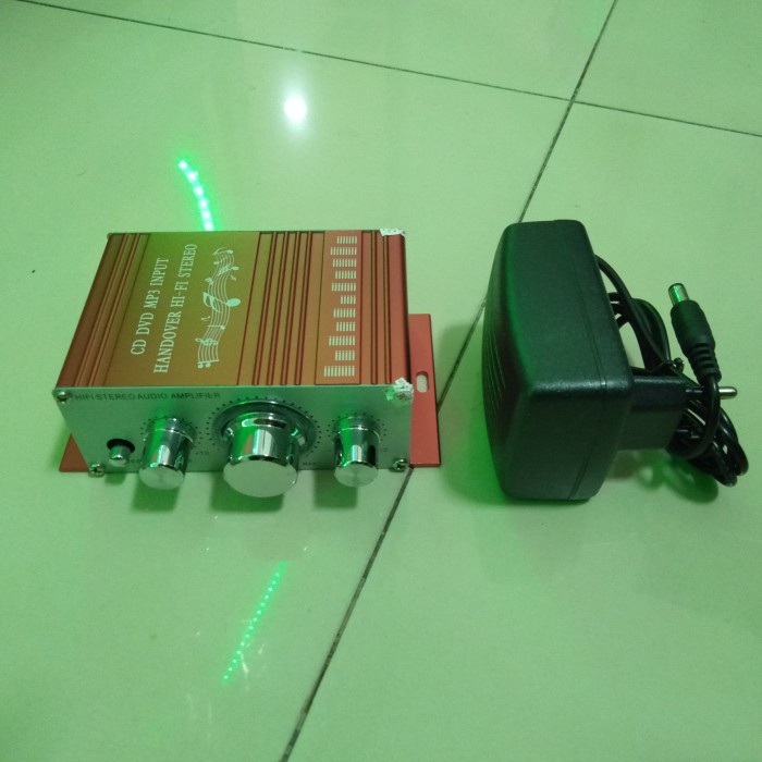 [BAYAR DITEMPAT] Amplifier Plus Adaptor Cocok Buat Speaker Bekas Compo 3Inch - 6Inch / Perlengkapan 