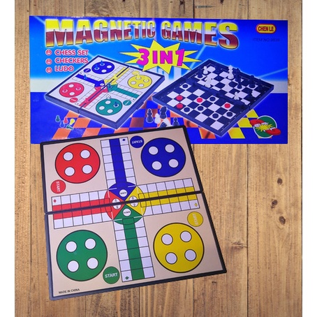 Promo 3 in 1 Magnetic Board Games