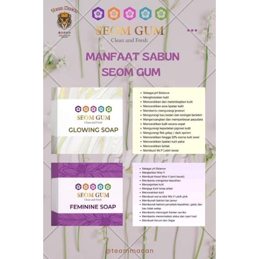 Sabun Seom gum /SEOM GUM VIRAL /SEOMGUM