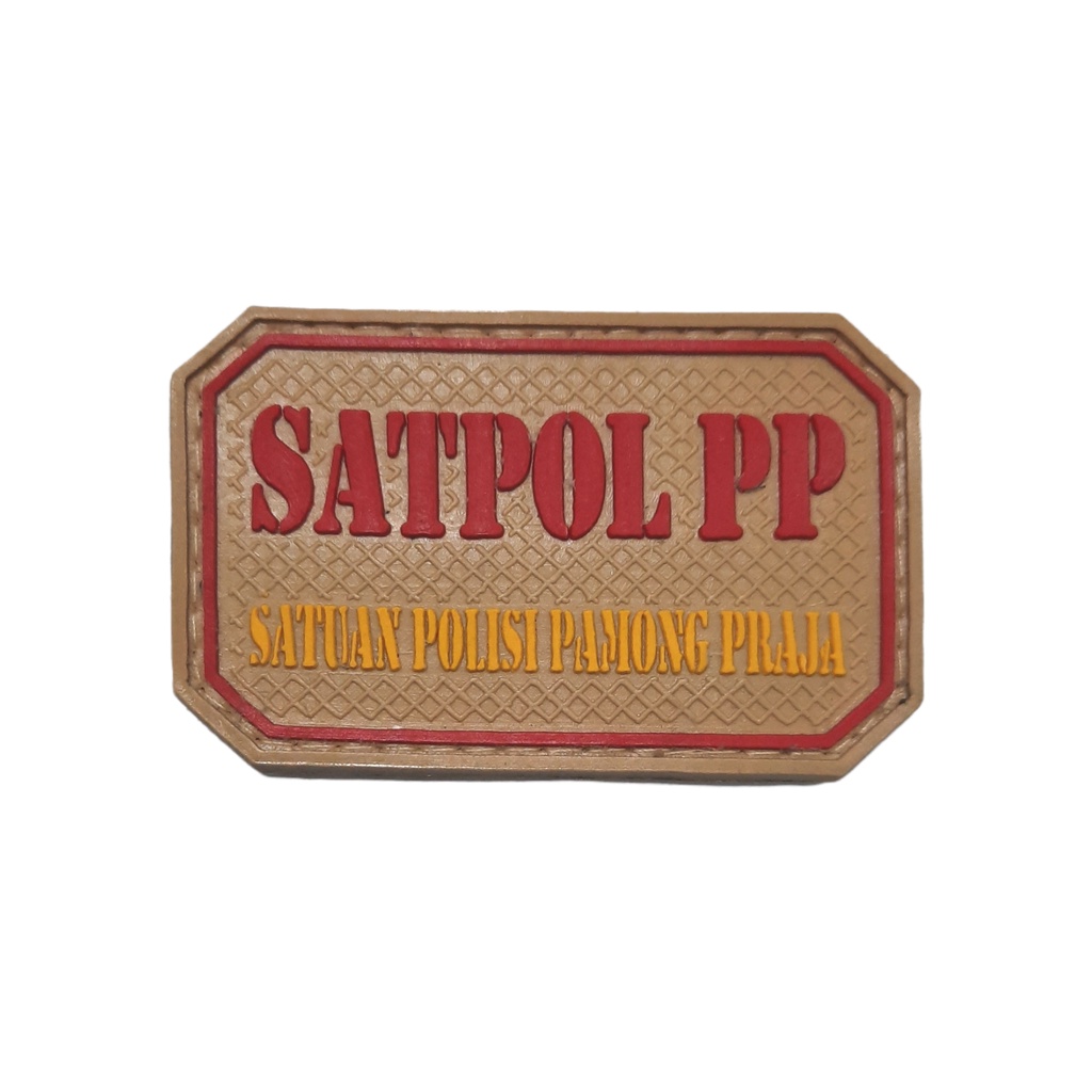 Patch Rubber Logo Satpol PP