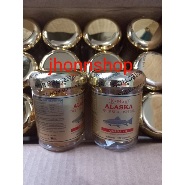 K-Max Alaska Deep Sea Fish Oil Tutup Emas