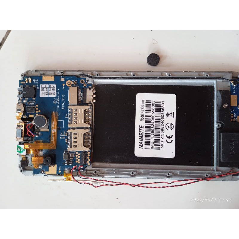 Mesin Maimeite Note 30 Mini Hidup Normal