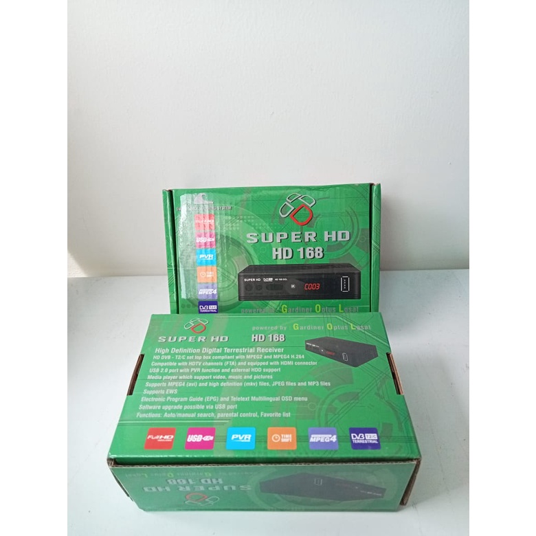 Set Top Box Tv Digital Super HD 168 Set Box Tv Digital Alat Eksternal Yang Bisa Digunakan Untuk Semua Jenis TV Set top BOX Tv Digital Super HD 168 Gol