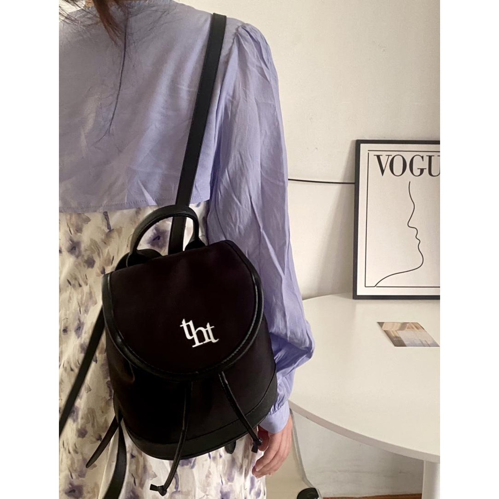 ▬✾❒Sera President s Home Korea Super Fire Ransel Fashion Wanita Tas Kanvas Mahasiswa Kasual Tas Kecil Satu Bahu Messenger Bag