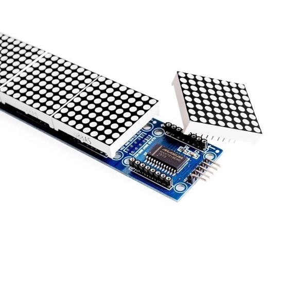 4in1 LED Dot Matrix Running Text Modul - Merah