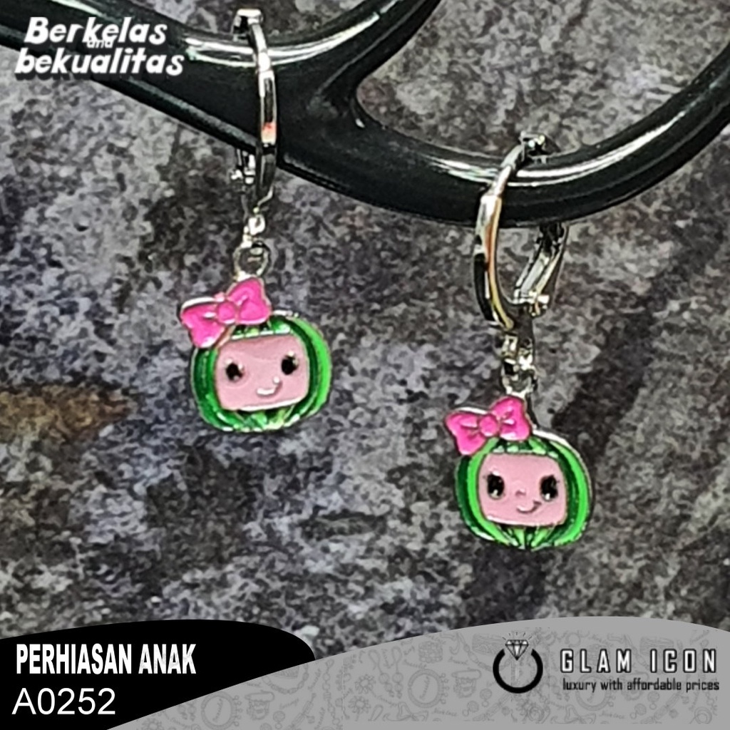 Anting anak karakter  Kokomelon Pita A0262