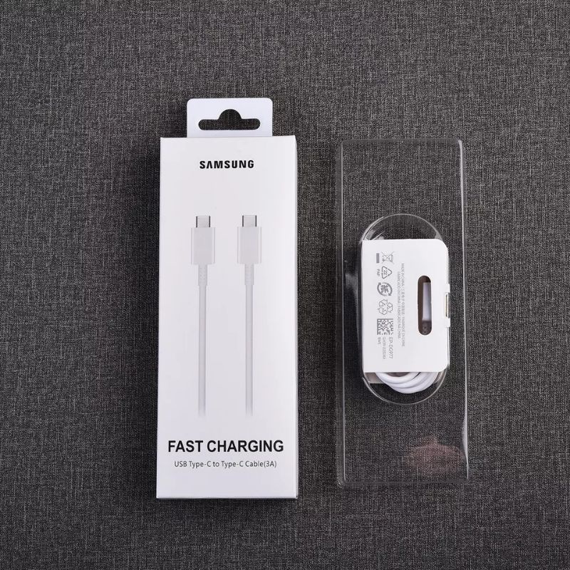 CABLE DATA ORIGINAL 100% SAMSUNG GALAXY S22 5G USB TYPE C SUPER FAST CHARGING KABEL ORI