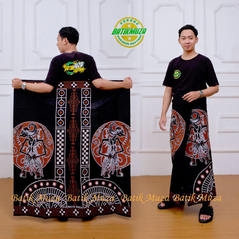 MUZA KATUN SARUNG BATIK ORNAMEN PULAU INDONESIA BATIK SARUNG BATIK PEKALONGAN SARUNG GUNUNGAN CLASSIC