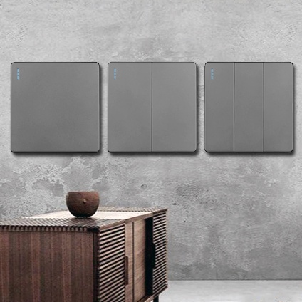 Saklar Lampu Frameless Panel 2 Arah SAKLAR FRAMELESS 2 WAY SAKLAR FRAME LESS