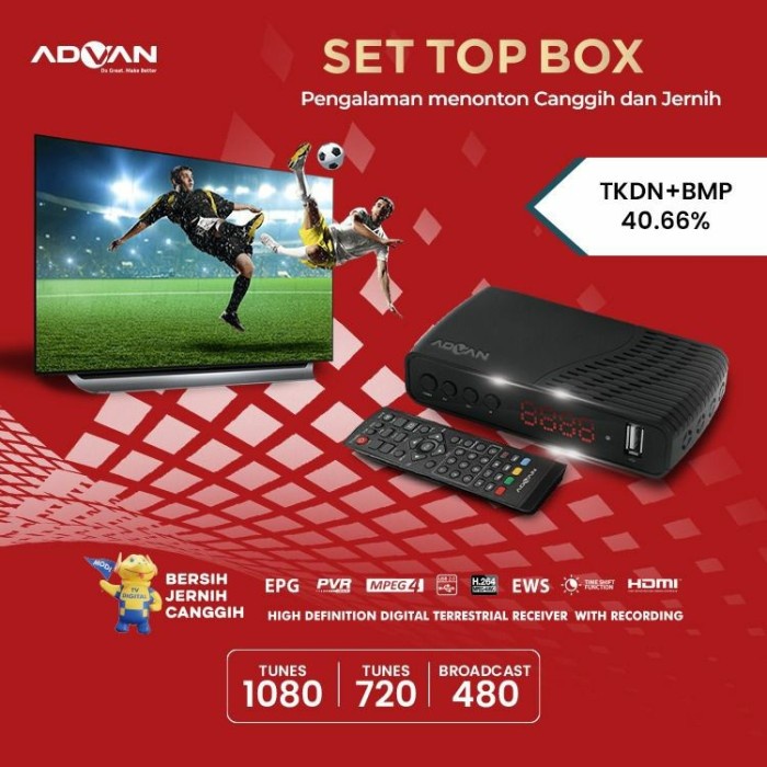 Produk Terbaru Set Top Box Tv Digital Advan