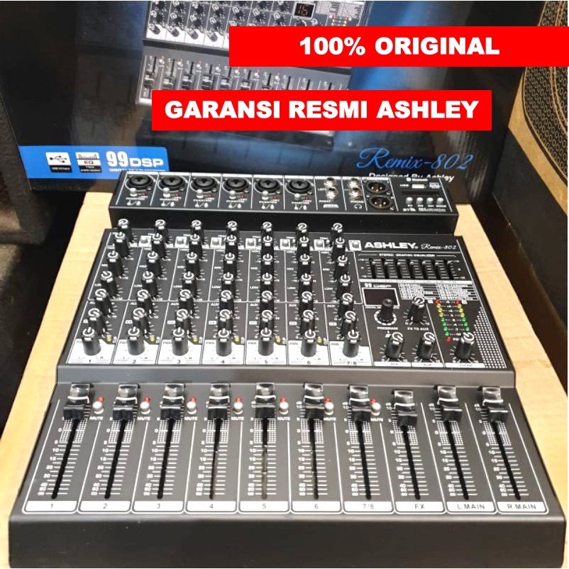 Mixer Ashley Remix802 Original 8 Channel
