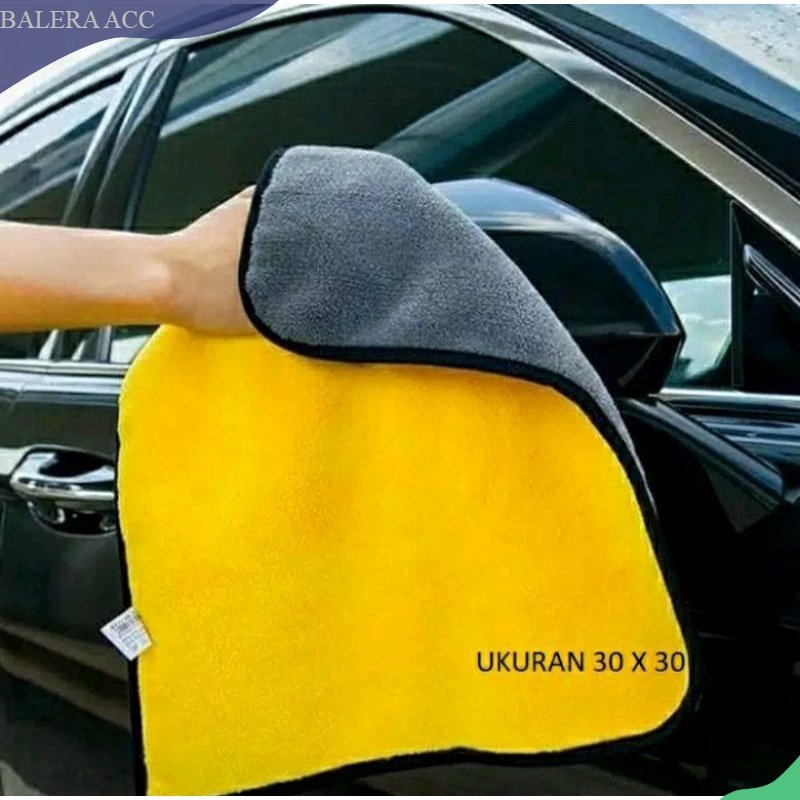 kain lap microfiber motor dan mobil super halus di dua sisi eksklusif multiguna top