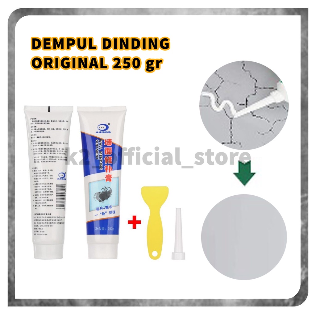 Magic White Cream Dinding Dempul / Wall Repair Pasta Dempul Penambal Dinding Instan Waterproof