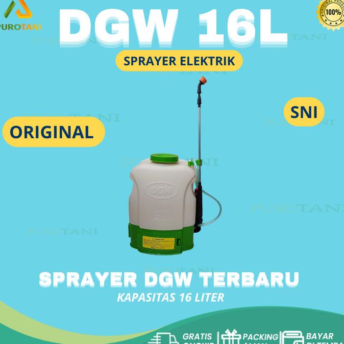 Tangki Semprot Sprayer Gendong Hama Elektrik Sprayer Dgw 16L