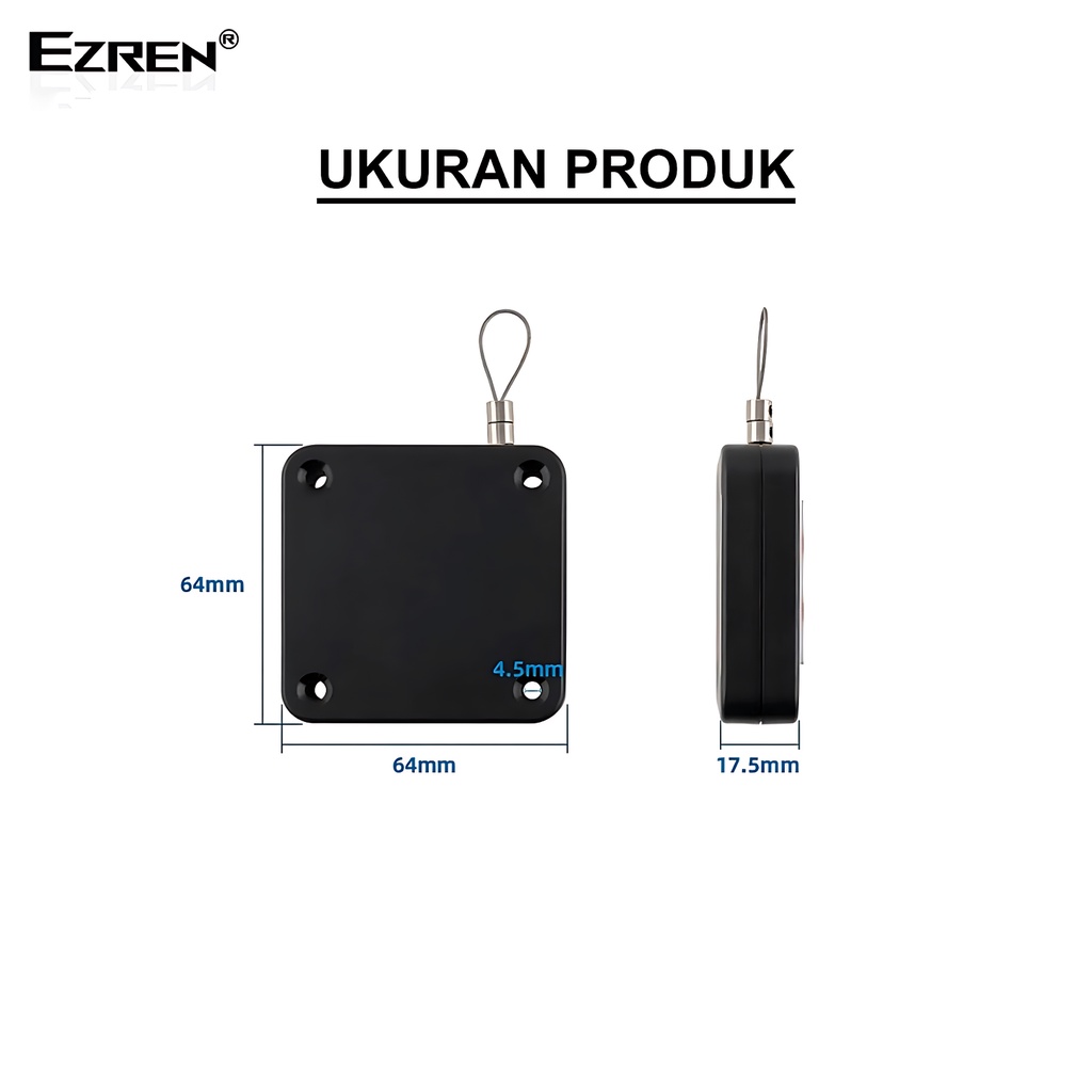 Ezren EZ-1026 Penutup Otomatis Door Closer Automatic Penahan Pintu