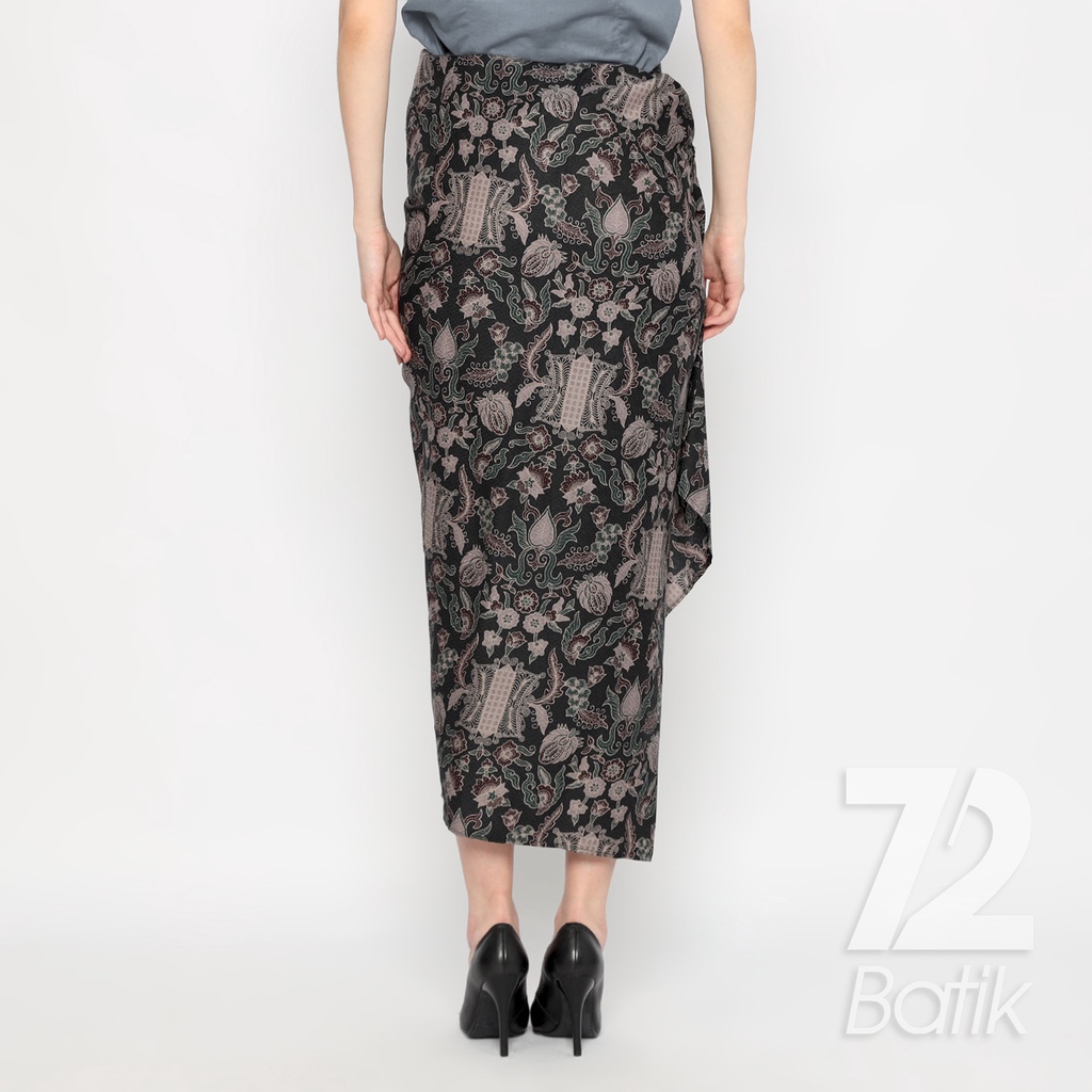 ROK LILIT BATIK Skirt Kebaya Instan Modern Wanita Motif Pintu Aceh Warna Hitam 722676 Cap 72 - Rok Batik Lilit Bawahan Skirt Kamen Kebaya Songket Batik Panjang Plisket Span Instan Jadi Bali Lembaran Premium Modern Untuk Wanita Kondangan