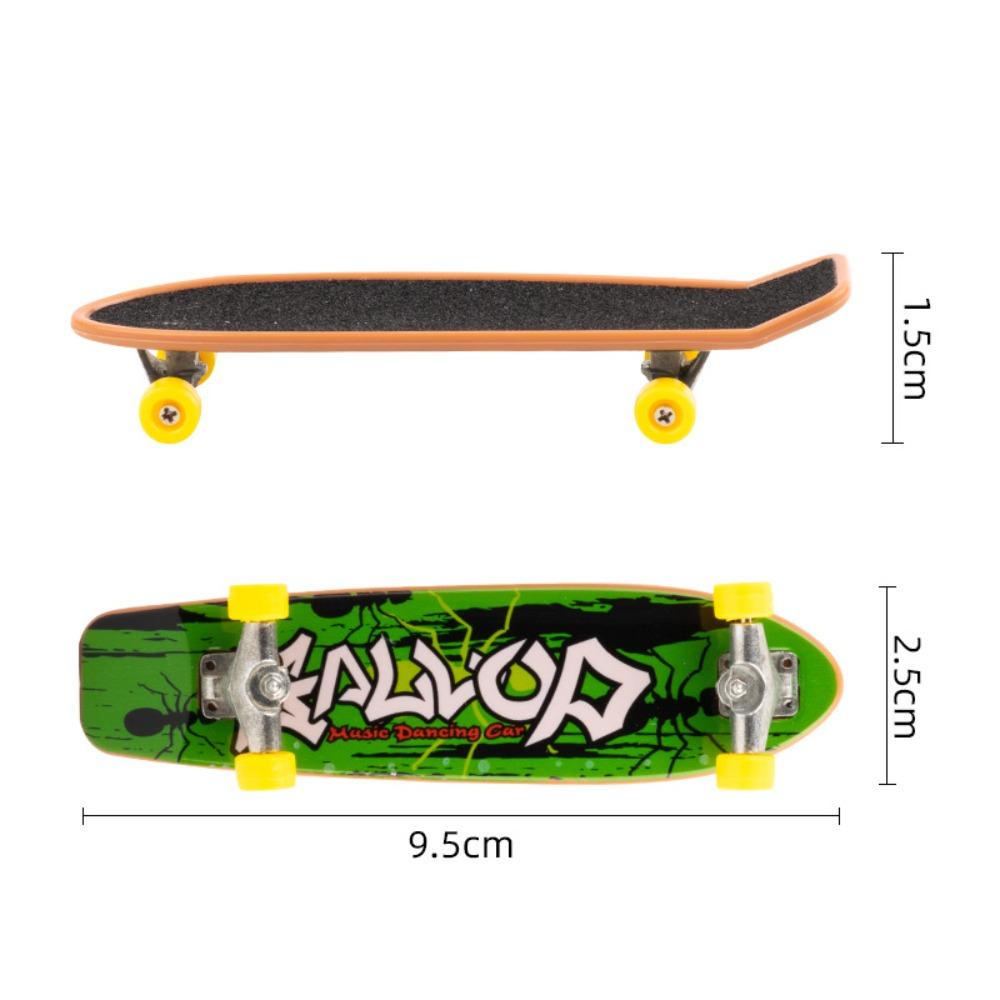 SUYO Finger Scooter Set Jari Skateboard Mini Jari Pakaian Dengan Celana &amp; Sepatu