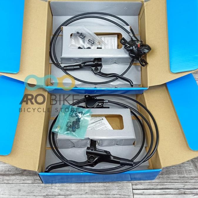 Brake Set Rem Hidrolik Shimano Mt200 Rem Sepeda Hydraulic Disc Kaliper