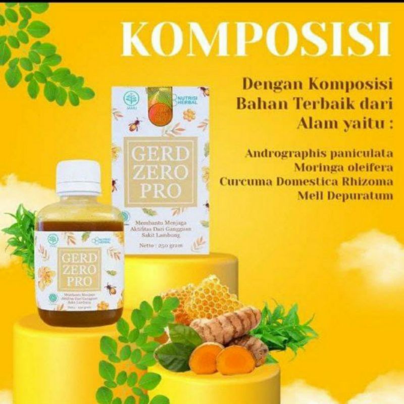 

Nutrisi Herbal penyembuhan Lambung Gerd Zero Pro
