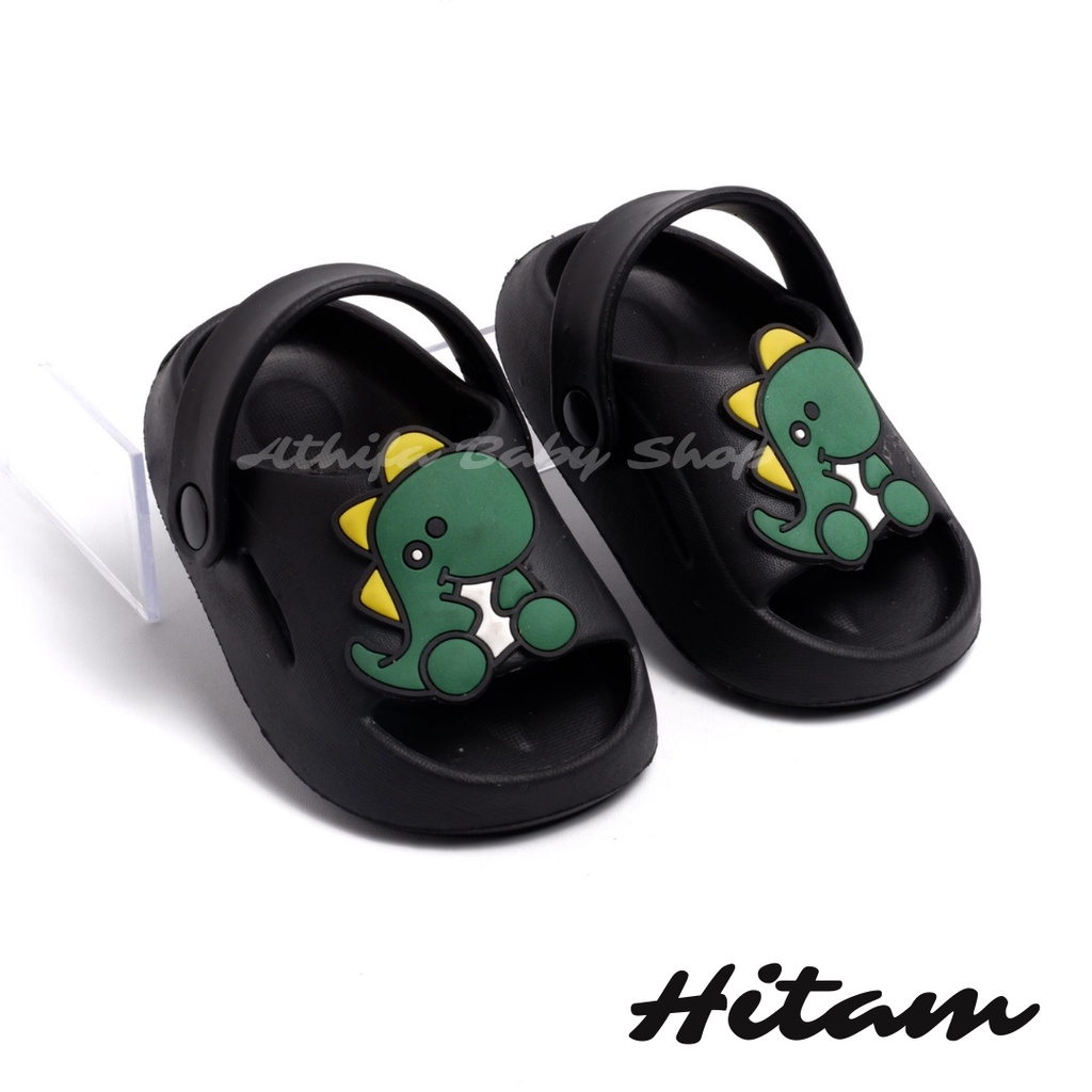 Sepatu Sandal Anak Laki Bayi Balita Usia 6 7 8 9 10 11 Bulan 1 2 3 Tahun Sendal Gunung Karakter Lelaki Spon Prewalker Phylon Ringan -Asfer Dino-