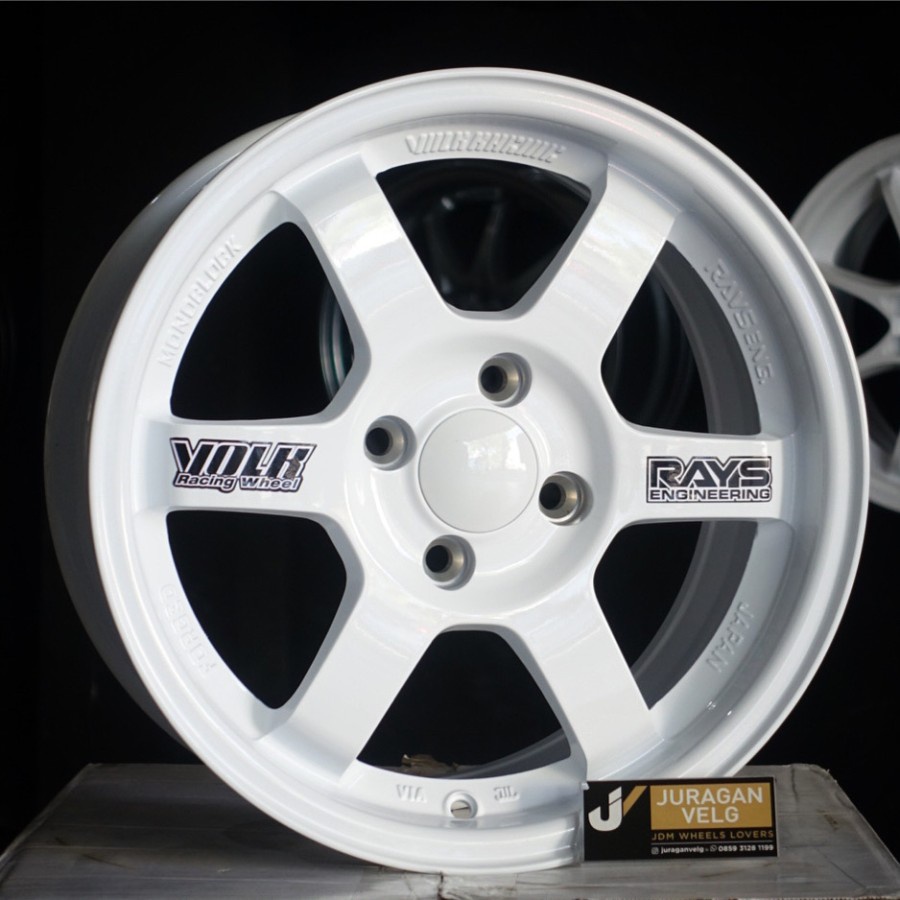 Te37 R15 white 4x100
