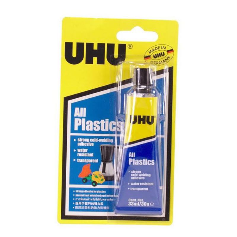 

UHU UNIVERSAL ALL PLASTIC LEM PEREKAT SEGALA PLASTIK