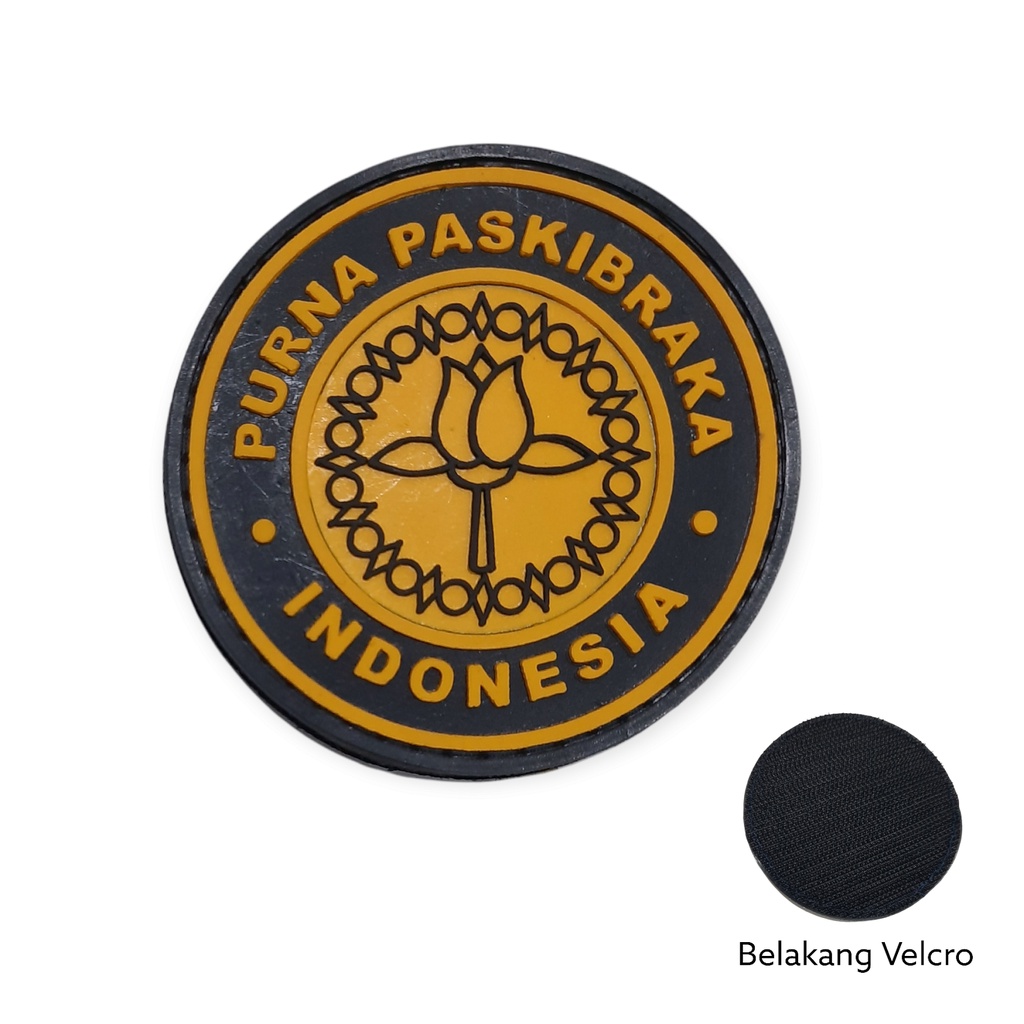 Patch Rubber Logo Purna Paskibraka Indonesia