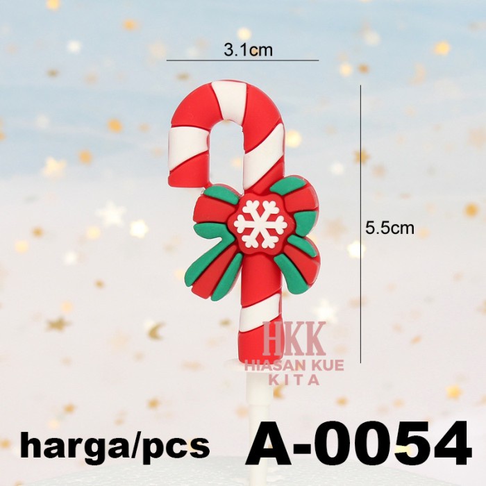 

Hiasan Tusukan Kue Cake Topper Natal Merry Christmas