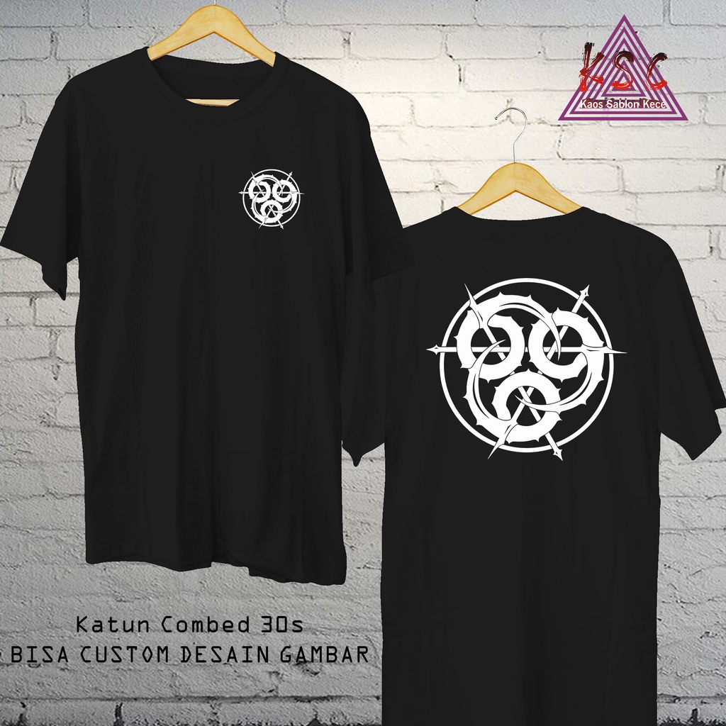 Kaos Pria Dewasa Metal 666 Logo DB Terbaru Kaos Distro Keren - Kaos_Na