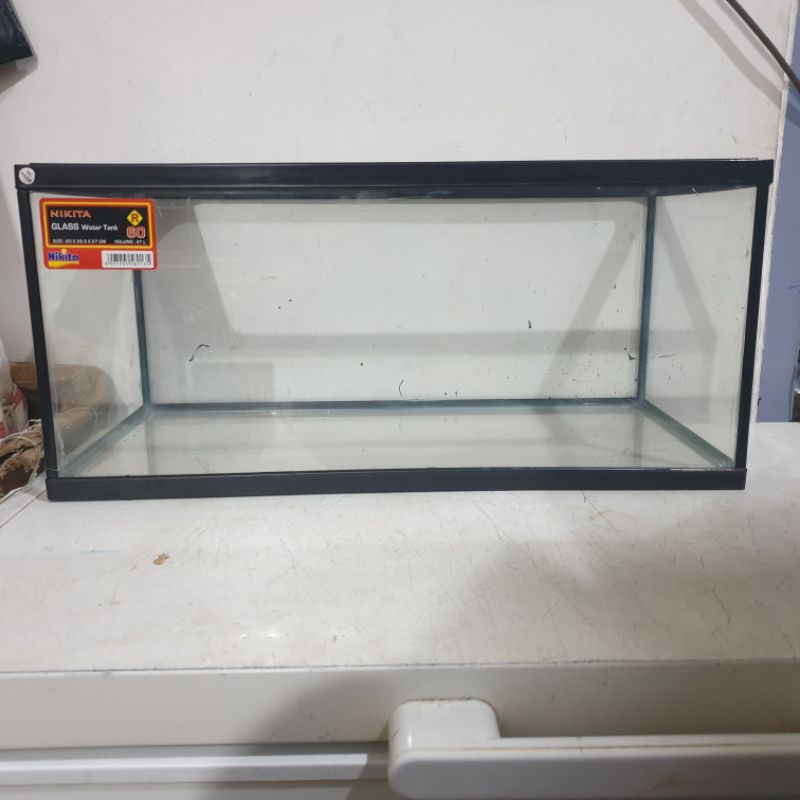 AQUARIUM REPTIL NIKITA 60 CM PENDEK / AQUARIUM HAMSTER DAN REPTIL 60CM