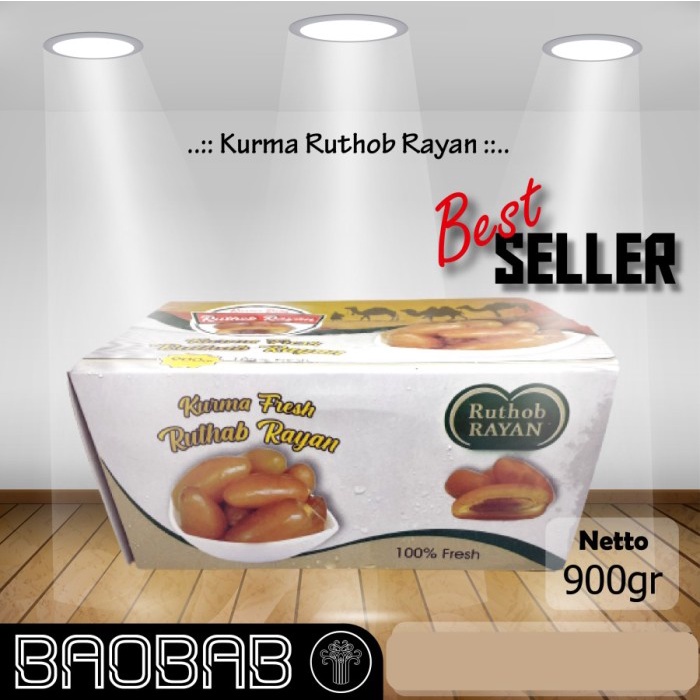 

Kurma Ruthob RAYAN, kurma ruthob premium kualitas terbaik 900 gram