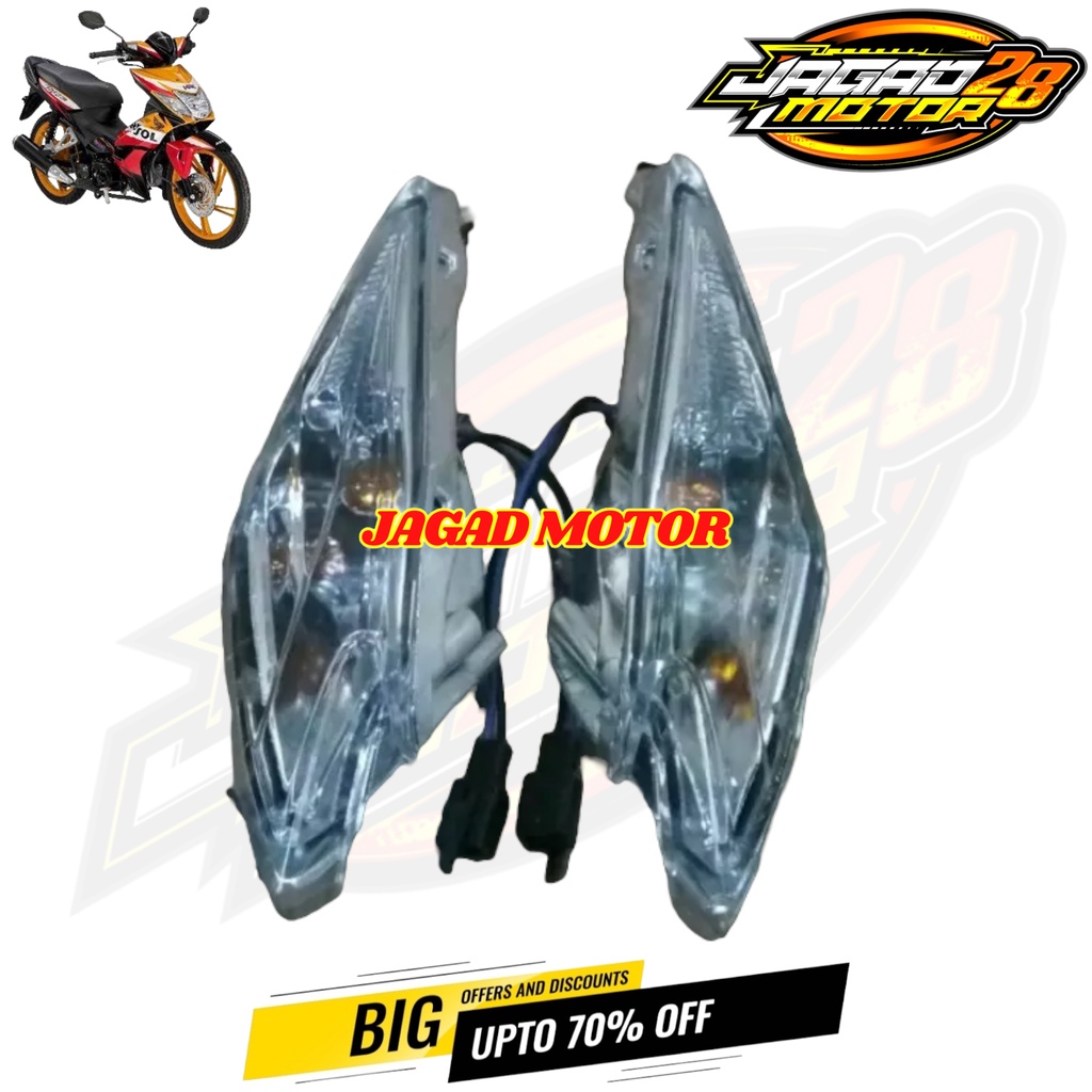 Lampu Sein Depan Honda Blade Lama Old 2008 - 2011 / Lampu Sen Depan Honda Blade Lama Old 2008 - 2011 / Sen Sein Depan Honda Blade Lama Old 2008 - 2011