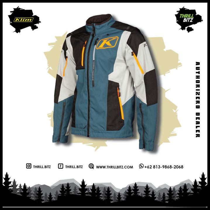 Klim Dakar Jaket Striking Petrol Size M