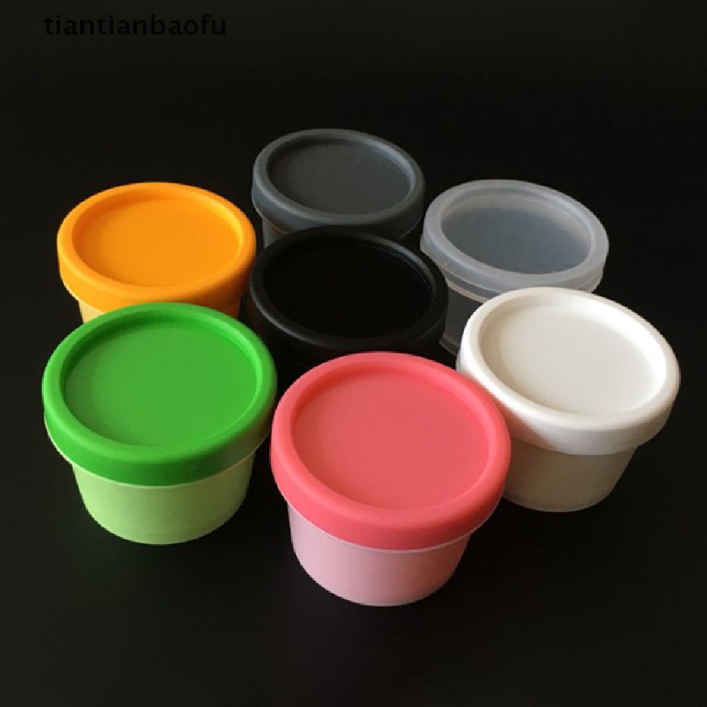 1 Pc Botol Jar Kosong Isi Ulang Bahan Plastik Portable 50g Untuk Travel