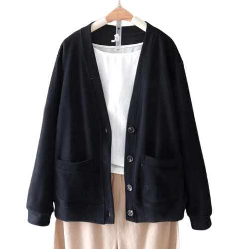 Jaket Korea Wanita Outer Crop //Sweater Cardigan