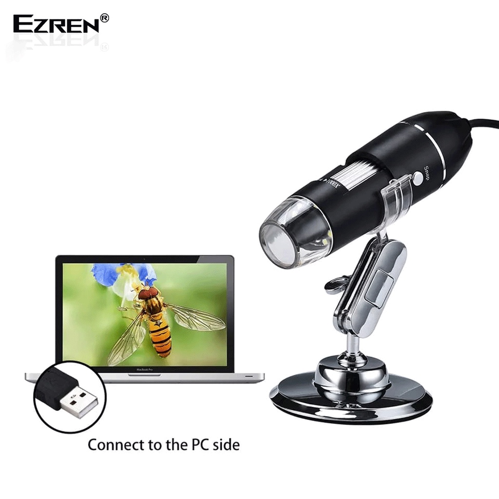 Ezren EZ-0234 USB Digital Microscope 50-1000X Zoom Support Handphone