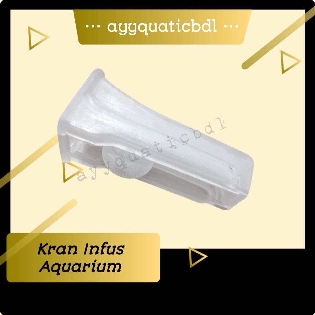 Keran Infus pengatur selang udara aerator aquarium