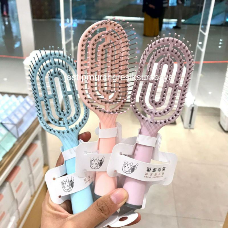 MINISO Hair Brush / sisir oval miniso / sisir miniso / hair brush miniso