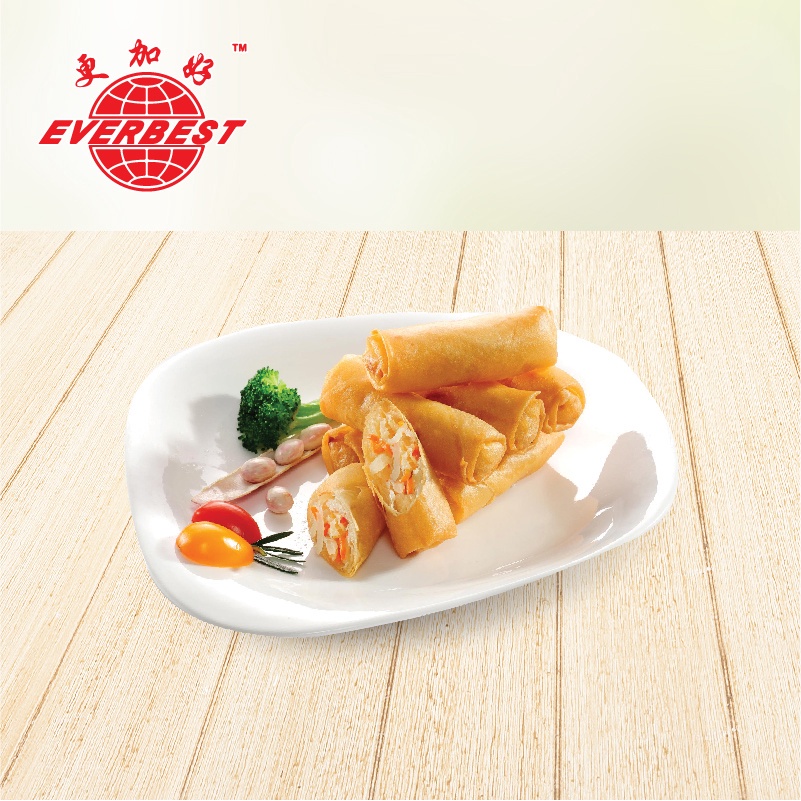 Lumpiah isi Sayuran Everbest Spring Rolls 450 gr/20 pcs Vegetarian Roll Lumpiah isi Sayuran