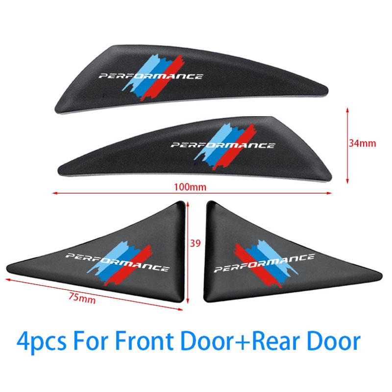 4pcs Stiker Pelindung Ujung Pintu Mobil Bahan Karet Silikon Tebal Anti Gores Untuk Toyota GR Honda Nissan Mazda Mitsubishi Suzuki BMW VW Hyundai KIA